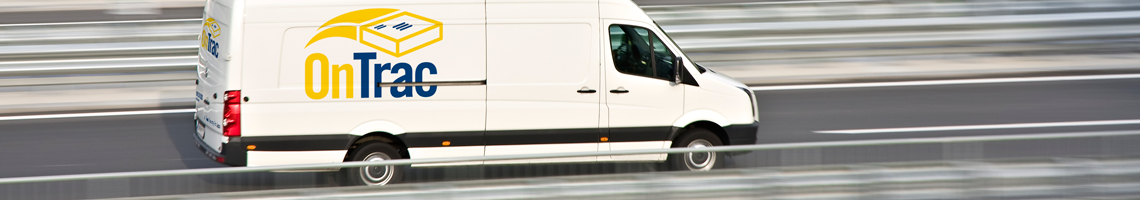 OnTrac van on bridge