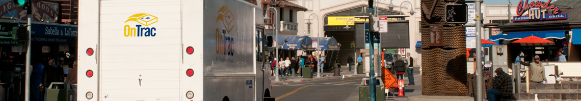 OnTrac van in Denver